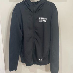 Black Full Zip Men's Jacket